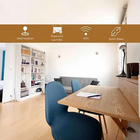 Cozy Flat, Sentier, 2 Guests * Париж